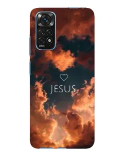 Чехол для Xiaomi Redmi Note 11E Pro с картинкой «Сияние Имени Jesus»