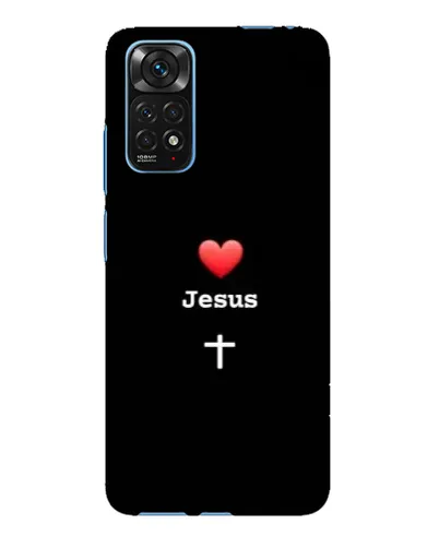 Чехол для Xiaomi Redmi Note 11E Pro с картинкой «Сердце - Jesus» Чехол для Xiaomi Redmi Note 11E Pro с картинкой «Сердце - Jesus»