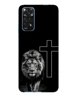 Чехол для Xiaomi Redmi Note 11E Pro с картинкой «Лев и Крест»