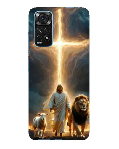 Чехол для Xiaomi Redmi Note 11E Pro с картинкой «Лев Иуды и Свет» Чехол для Xiaomi Redmi Note 11E Pro с картинкой «Лев Иуды и Свет»