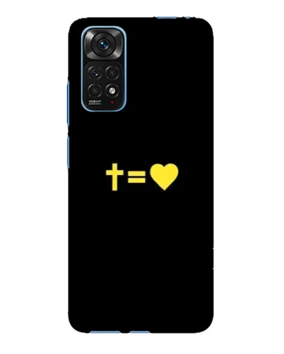 Чехол для Xiaomi Redmi Note 11E Pro с картинкой «Сердце и Крест» Чехол для Xiaomi Redmi Note 11E Pro с картинкой «Сердце и Крест»