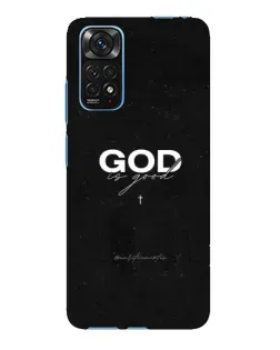 Чехол для Xiaomi Redmi Note 11E Pro с картинкой «GOD — Бог над всем»