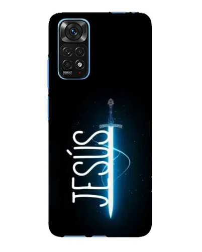 Чехол для Xiaomi Redmi Note 11E Pro с картинкой «Меч Духа Jesus» Чехол для Xiaomi Redmi Note 11E Pro с картинкой «Меч Духа Jesus»