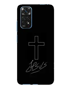 Чохол для Xiaomi Redmi Note 11E Pro з картинкою «Графічний хрест Jesus» Чохол для Xiaomi Redmi Note 11E Pro з картинкою «Графічний хрест Jesus»
