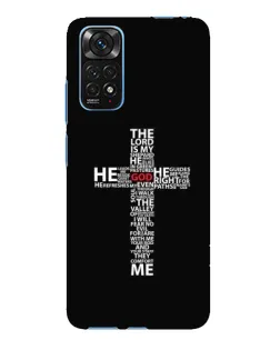 Чохол для Xiaomi Redmi Note 11E Pro з картинкою «Текстовий хрест» Чохол для Xiaomi Redmi Note 11E Pro з картинкою «Текстовий хрест»