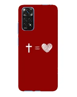 Чохол для Xiaomi Redmi Note 11E Pro з картинкою «Рівняння любові» Чохол для Xiaomi Redmi Note 11E Pro з картинкою «Рівняння любові»