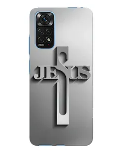 Чохол для Xiaomi Redmi Note 11E Pro з картинкою «Металевий хрест Jesus» Чохол для Xiaomi Redmi Note 11E Pro з картинкою «Металевий хрест Jesus»