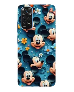 Чохол для Xiaomi Redmi Note 11E Pro з картинкою «Паттерн Міккі та Мінні»