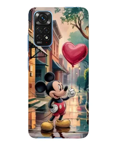 Чохол для Xiaomi Redmi Note 11E Pro з картинкою «Міккі та кулька-серце»