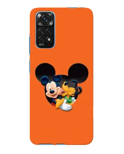 Чохол для Xiaomi Redmi Note 11E Pro з картинкою «Серце Міккі Мінні»