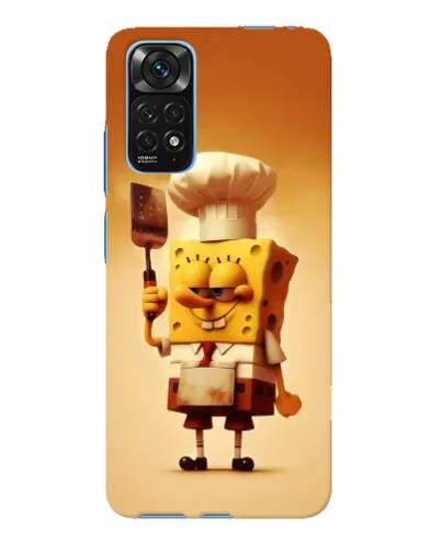 Чохол для Xiaomi Redmi Note 11E Pro з картинкою «Губка Боб кухар»