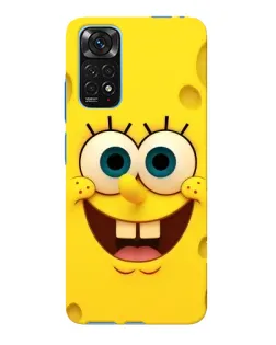 Чохол для Xiaomi Redmi Note 11E Pro з картинкою «Губка Боб посмішка»