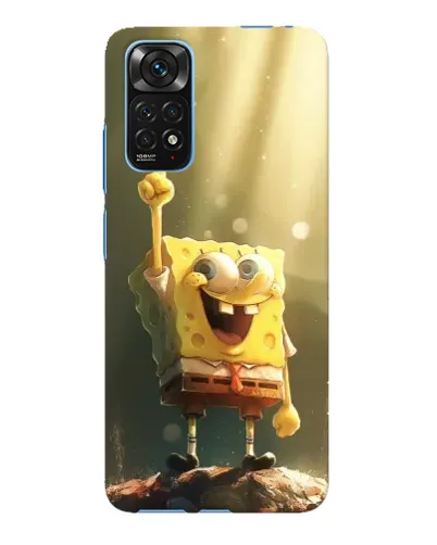 Чохол для Xiaomi Redmi Note 11E Pro з картинкою «Сяючий Спанч Боб»
