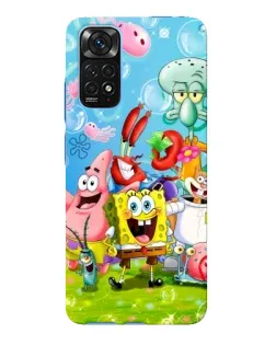 Чехол для Xiaomi Redmi Note 11E Pro с картинкой «Губка Боб и друзья» Чехол для Xiaomi Redmi Note 11E Pro с картинкой «Губка Боб и друзья»