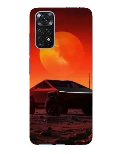 Чохол для Xiaomi Redmi Note 11E Pro з картинкою «Cybertruck на Марсі»