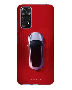 Чохол для Xiaomi Redmi Note 11E Pro з картинкою «Tesla Top View»