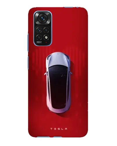 Чохол для Xiaomi Redmi Note 11E Pro з картинкою «Tesla Top View»