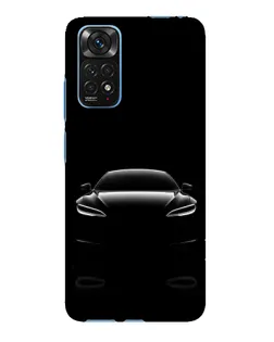 Чохол для Xiaomi Redmi Note 11E Pro з картинкою «Силует Tesla Night»