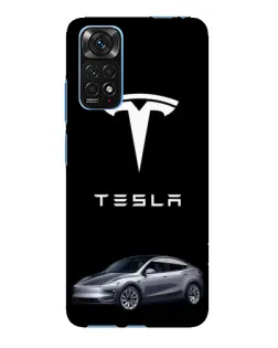 Чохол для Xiaomi Redmi Note 11E Pro з картинкою «Tesla Model Y»