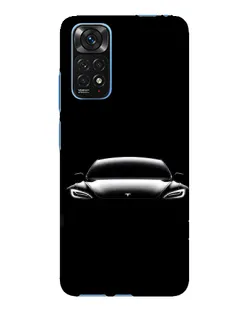 Чохол для Xiaomi Redmi Note 11E Pro з картинкою «Фари Tesla Night»