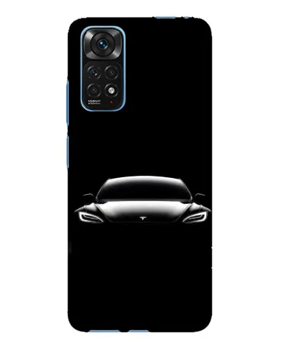 Чохол для Xiaomi Redmi Note 11E Pro з картинкою «Фари Tesla Night»