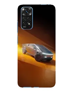Чохол для Xiaomi Redmi Note 11E Pro з картинкою «Cybertruck у пустелі»
