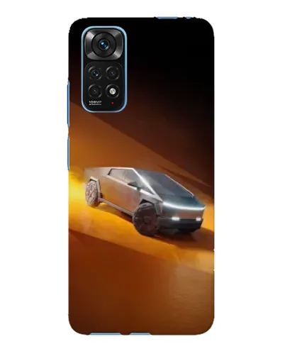Чохол для Xiaomi Redmi Note 11E Pro з картинкою «Cybertruck у пустелі»