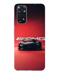 Чехол для Xiaomi Redmi Note 11E Pro с картинкой «Mercedes AMG — красная линия»
