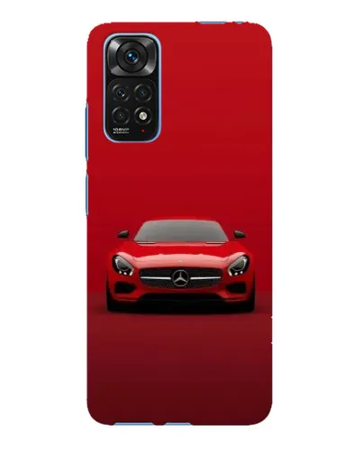 Чехол для Xiaomi Redmi Note 11E Pro с картинкой «Красный Mercedes AMG»