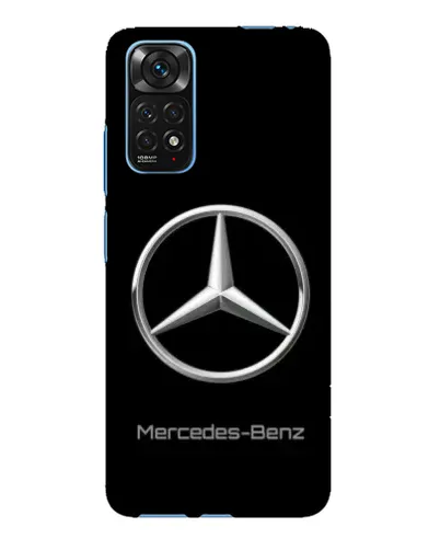 Чехол для Xiaomi Redmi Note 11E Pro с картинкой «Mercedes Silver Logo»