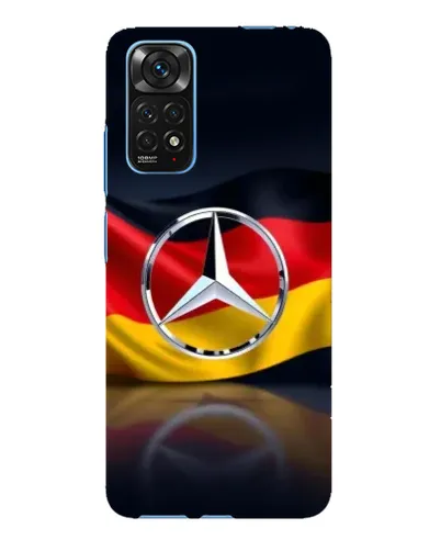 Чехол для Xiaomi Redmi Note 11E Pro с картинкой «Mercedes — флаг Германии»