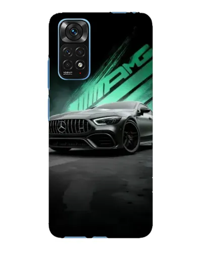 Чехол для Xiaomi Redmi Note 11E Pro с картинкой «Темный Mercedes AMG»