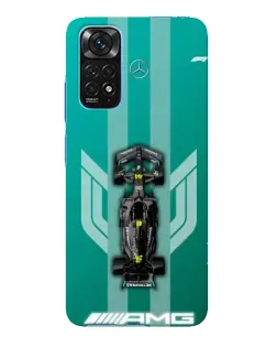 Чехол для Xiaomi Redmi Note 11E Pro с картинкой «Mercedes AMG Petronas»