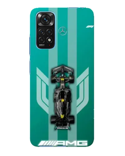 Чехол для Xiaomi Redmi Note 11E Pro с картинкой «Mercedes AMG Petronas»