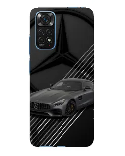 Чехол для Xiaomi Redmi Note 11E Pro с картинкой «Mercedes AMG — графика»