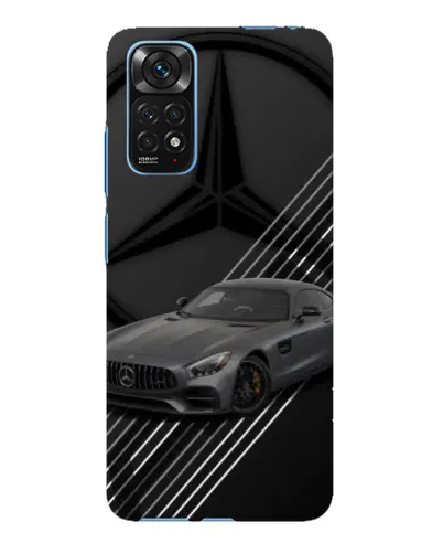 Чехол для Xiaomi Redmi Note 11E Pro с картинкой «Mercedes AMG — графика»