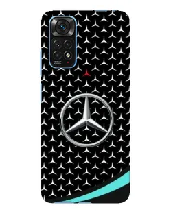 Чехол для Xiaomi Redmi Note 11E Pro с картинкой «Mercedes — бирюзовый акцент»