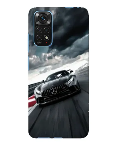 Чехол для Xiaomi Redmi Note 11E Pro с картинкой «Гоночный Mercedes AMG»