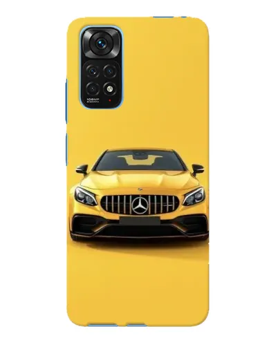 Чехол для Xiaomi Redmi Note 11E Pro с картинкой «Желтый Mercedes GT»