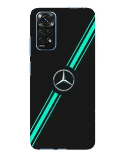 Чехол для Xiaomi Redmi Note 11E Pro с картинкой «Спортивные линии Mercedes»