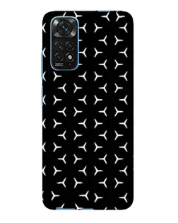 Чехол для Xiaomi Redmi Note 11E Pro с картинкой «Mercedes паттерн звезд»