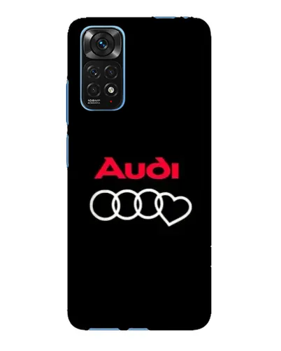 Чехол для Xiaomi Redmi Note 11E Pro с картинкой «Логотип Audi Heart»