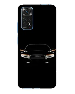 Чехол для Xiaomi Redmi Note 11E Pro с картинкой «Audi — ночной контур»