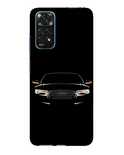 Чехол для Xiaomi Redmi Note 11E Pro с картинкой «Audi — ночной контур»