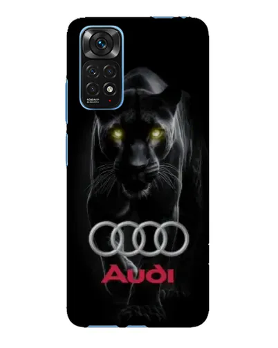 Чехол для Xiaomi Redmi Note 11E Pro с картинкой «Пантера и Audi»