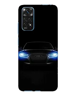 Чехол для Xiaomi Redmi Note 11E Pro с картинкой «Audi в неоне»