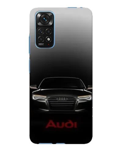 Чехол для Xiaomi Redmi Note 11E Pro с картинкой «Audi — градиентный контур»