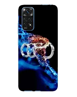 Чехол для Xiaomi Redmi Note 11E Pro с картинкой «Энергия лого Audi»