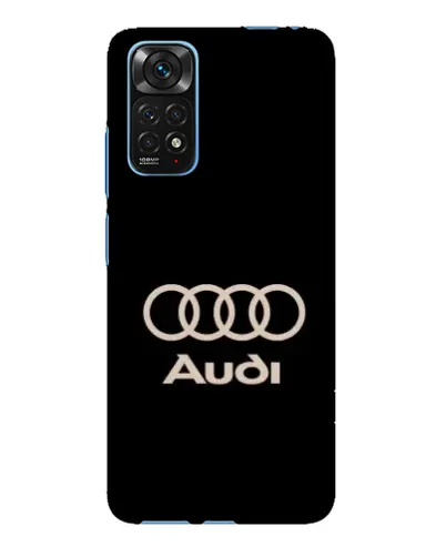 Чехол для Xiaomi Redmi Note 11E Pro с картинкой «Audi — золотой логотип»