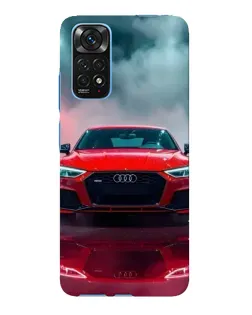 Чехол для Xiaomi Redmi Note 11E Pro с картинкой «Audi RS — красный стиль»